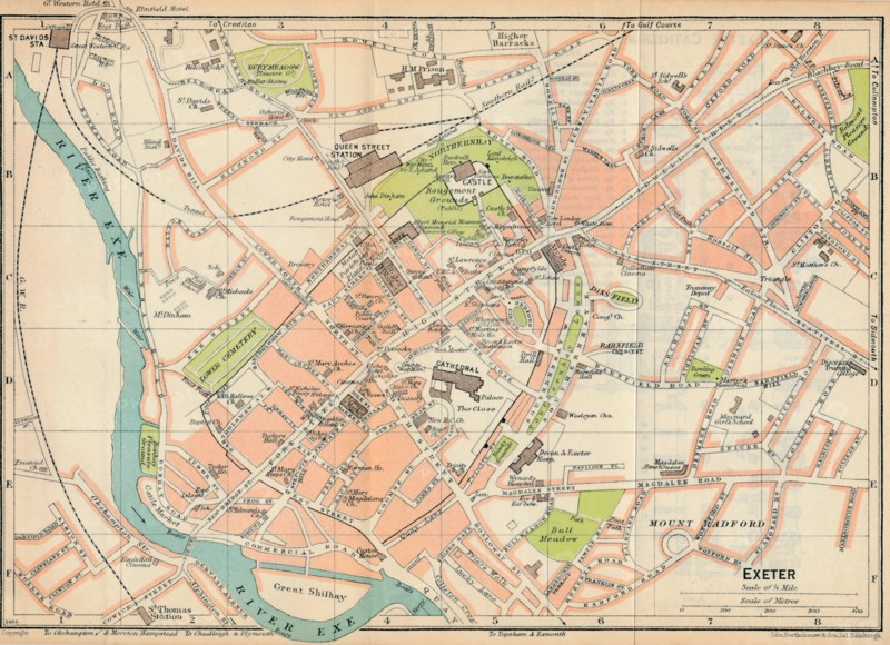 'Exeter', c20th Century. Artist: John Bartholomew.
