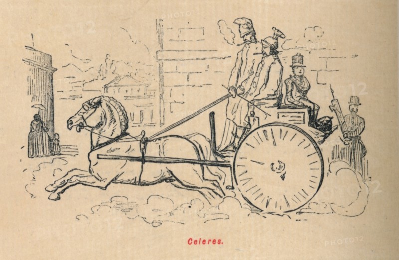 'Celeres', 1852. Artist: John Leech.