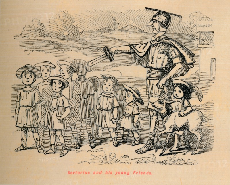 'Sertorius and his young Friends', 1852. Artist: John Leech.