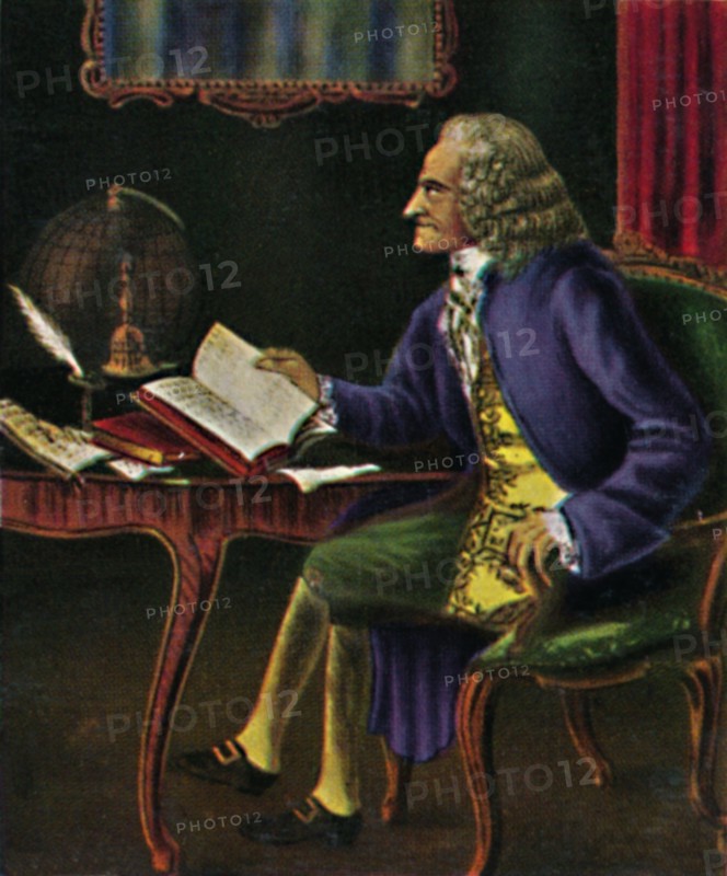 Voltaire 1694-1778. - Gemälde von Carmontel', 1934