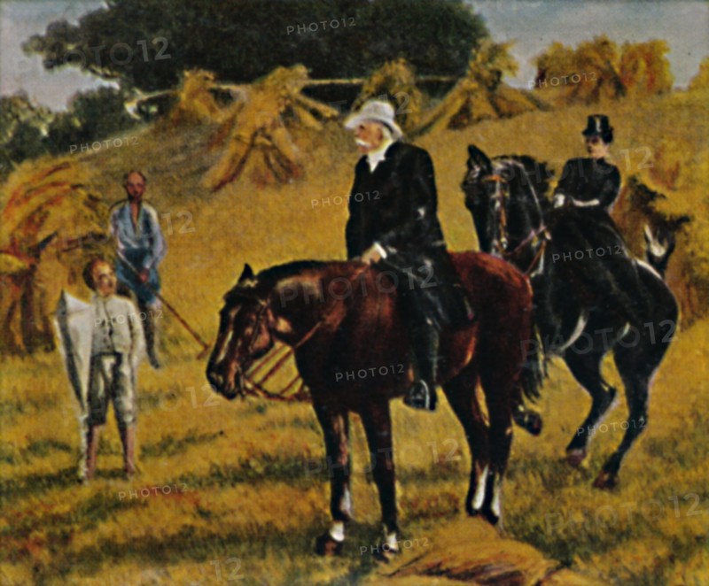 'Fürst Bismarck 1815-1898 als Gutsherr. - Gemälde von Marz', 1934