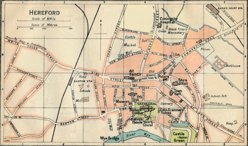 'Hereford', c20th Century. Artist: John Bartholomew.