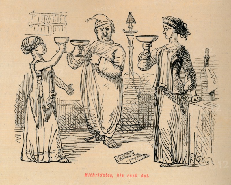 'Mithridates, his rash Act', 1852. Artist: John Leech.