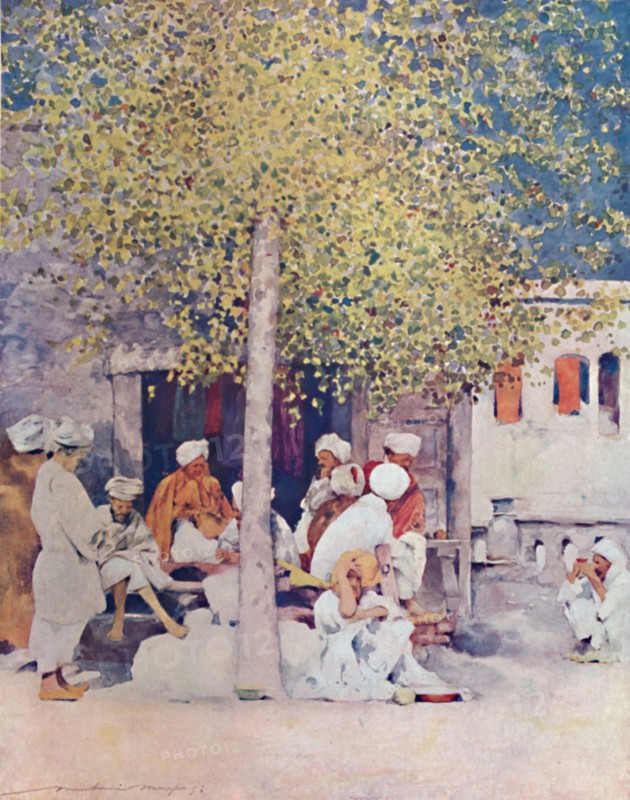 'Away from the Show', 1903. Artist: Mortimer L Menpes.