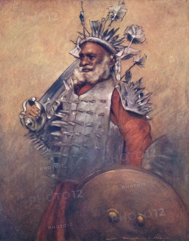 'A Formidable Warrior of Rewa', 1903. Artist: Mortimer L Menpes.