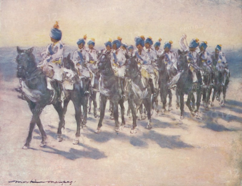 'The Imperial Cadet Corps at the Durbar', 1903. Artist: Mortimer L Menpes.