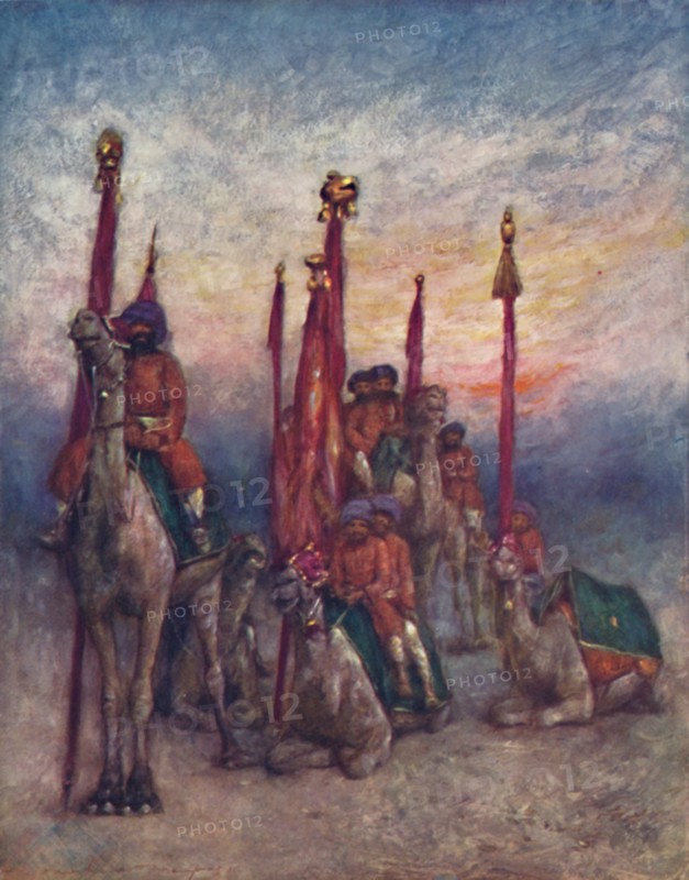 'Bombay Chiefs' Camp', 1903. Artist: Mortimer L Menpes.