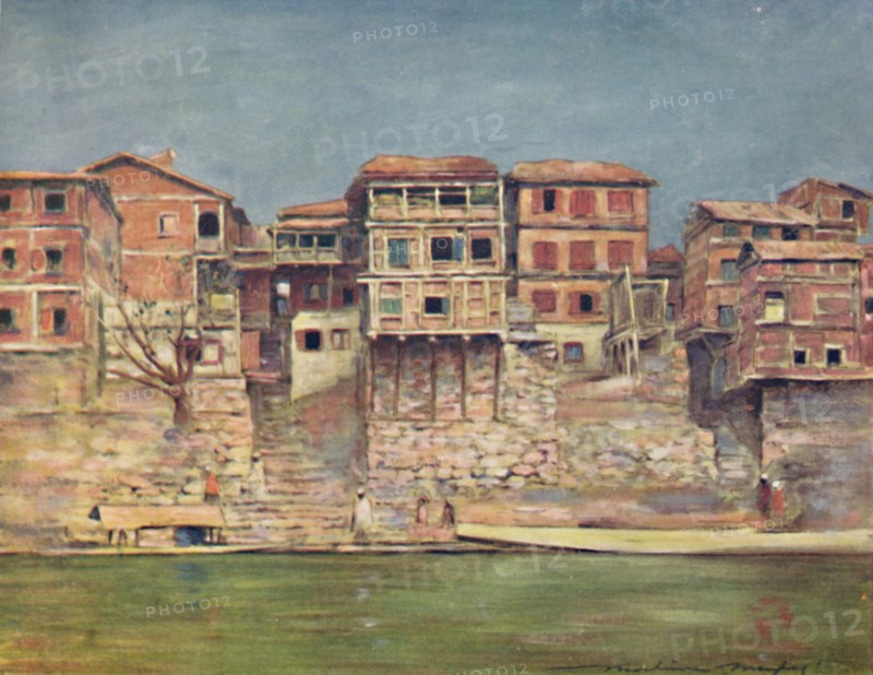 'Srinagar', 1903. Artist: Mortimer L Menpes.