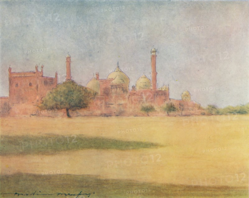 'The Jumna Masjid', 1905. Artist: Mortimer Luddington Menpes.