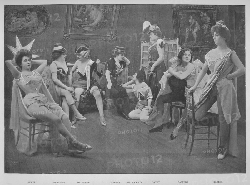 'Le Foyer Des Artistes', 1900. Artist: Unknown.