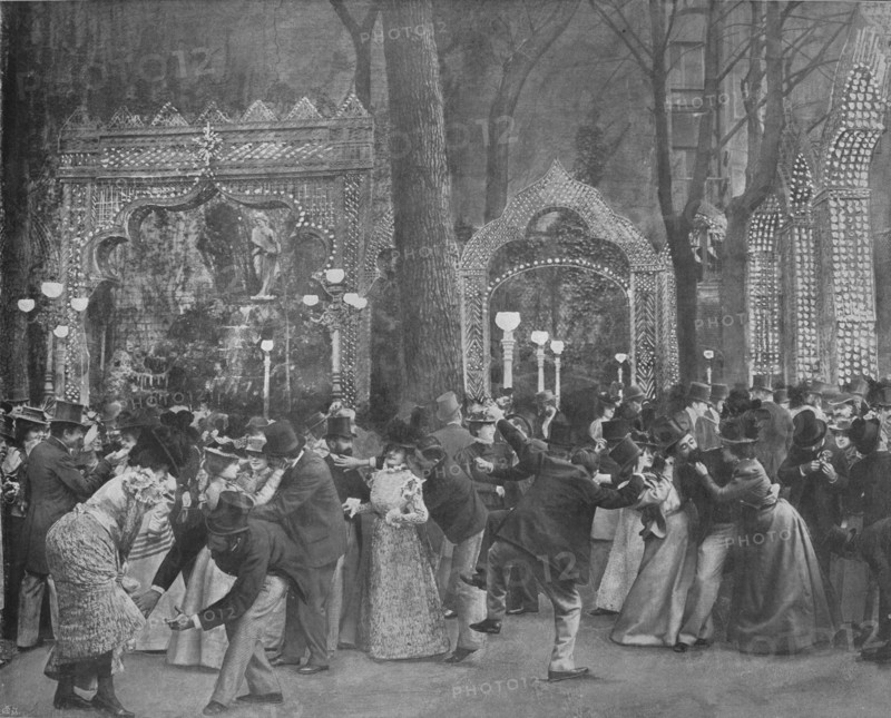 'Le Jardin Du Bal Bullier', 1900. Artist: Unknown.