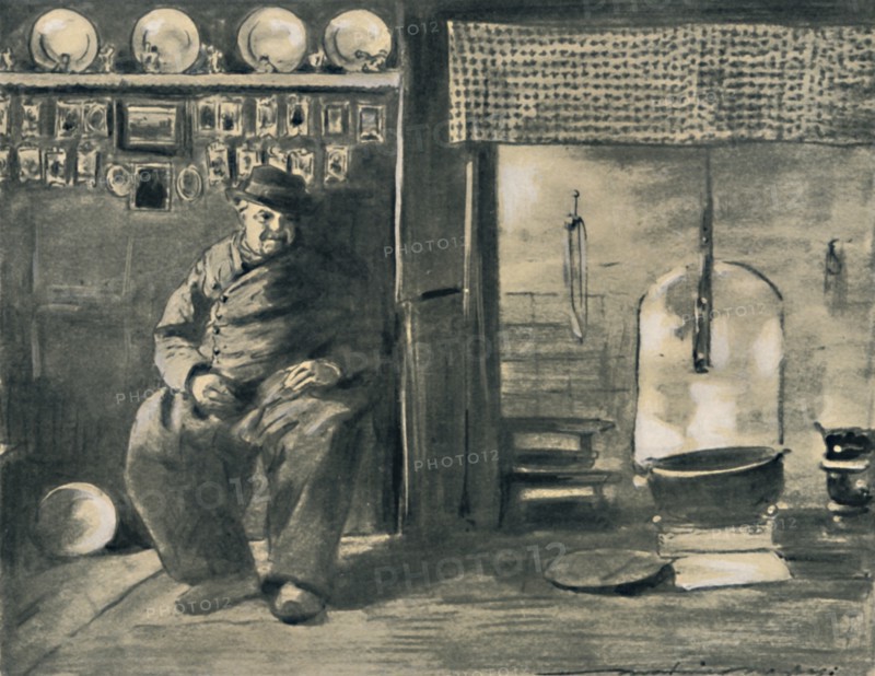 'A Provincial Interior', 1903. Artist: Mortimer L Menpes.