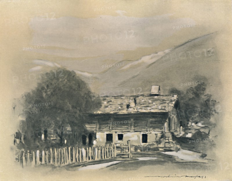 'Chalet near Lucene', 1903. Artist: Mortimer L Menpes.
