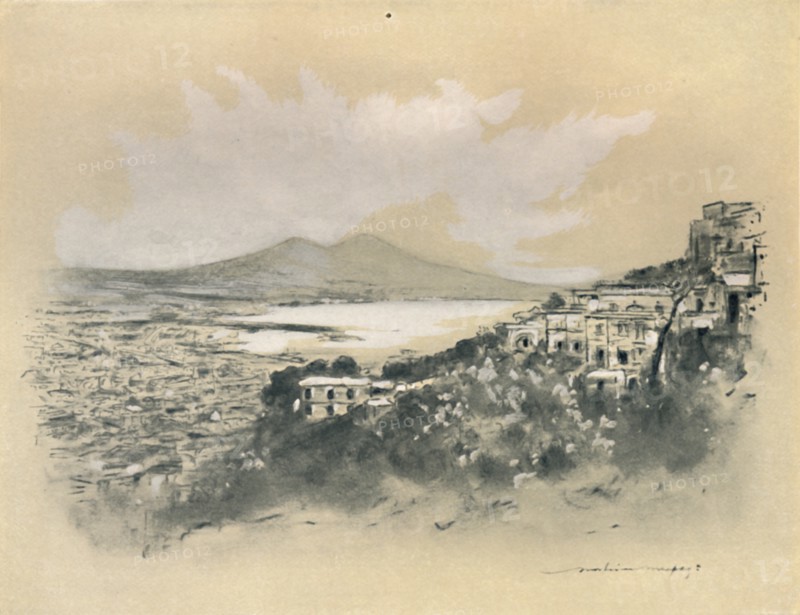 'Naples and the Bay', 1903. Artist: Mortimer L Menpes.