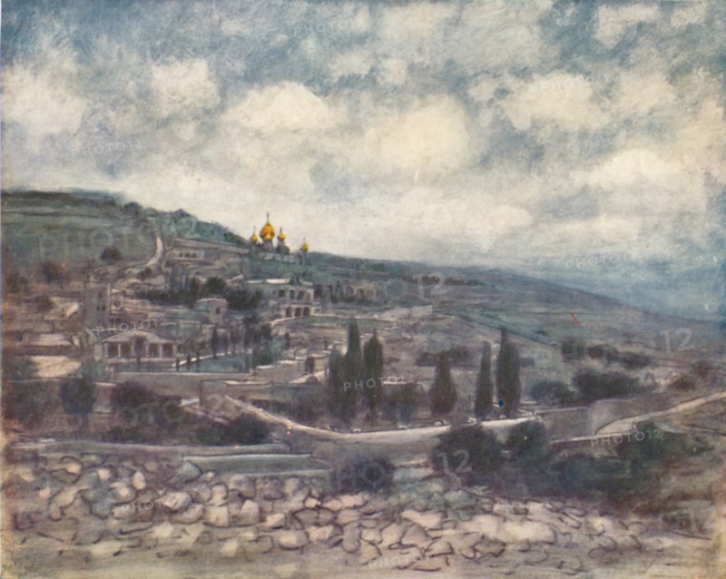 'Mount of Olives', 1903. Artist: Mortimer L Menpes.