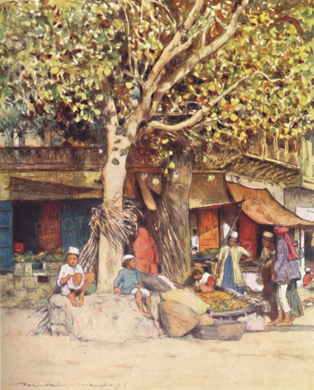 'Mid-Day, Delhi', 1905. Artist: Mortimer Luddington Menpes.