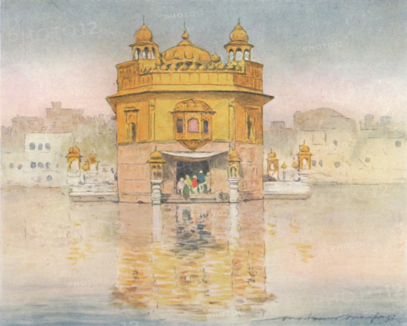 'The Golden Temple, Amritsar', 1905. Artist: Mortimer Luddington Menpes.
