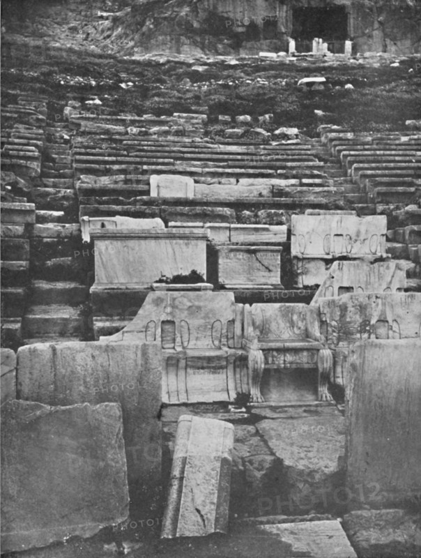 'The Theater of Dionysus, Athens', 1913. Artist: Unknown.
