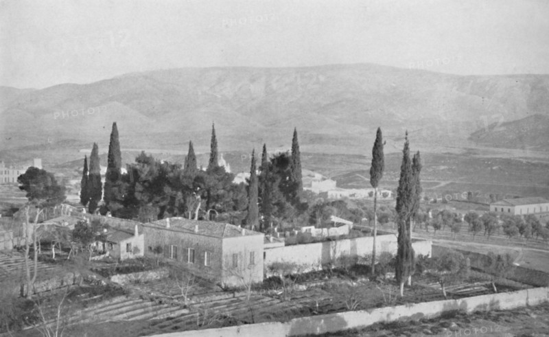 'A Monastery at the foot of Hymettus', 1913. Artist: Unknown.