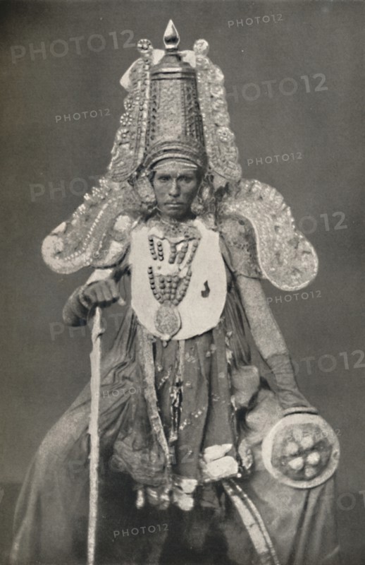 'Schauspieler als Subrahmanya (Kriegsgott)', 1926. Artist: Unknown.