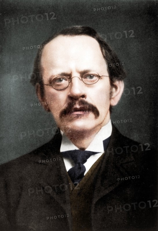 JJ Thomson, British physicist, c1896-c1915. Artist: Unknown.