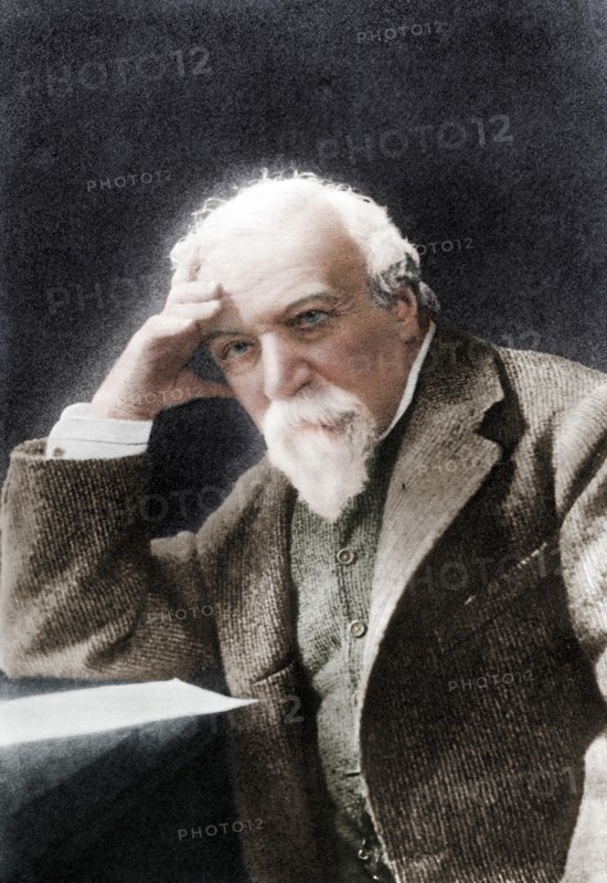 Robert Browning, English poet and playwright, late 19th century.  Creator: William Henry Grove.