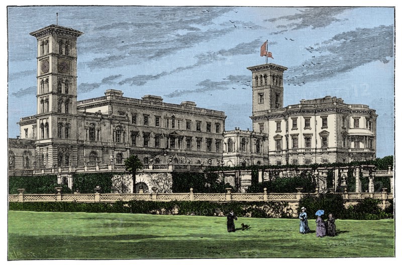 Osborne House, Isle of Wight, 1900. Artist: Unknown.