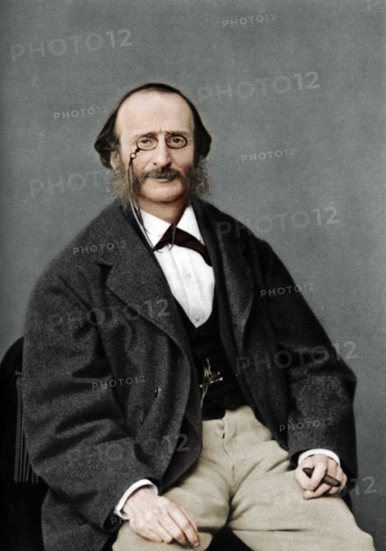 Jacques Offenbach (1819-1880), German-born French composer, cellist and impresario of the romantic Creator: Nadar.