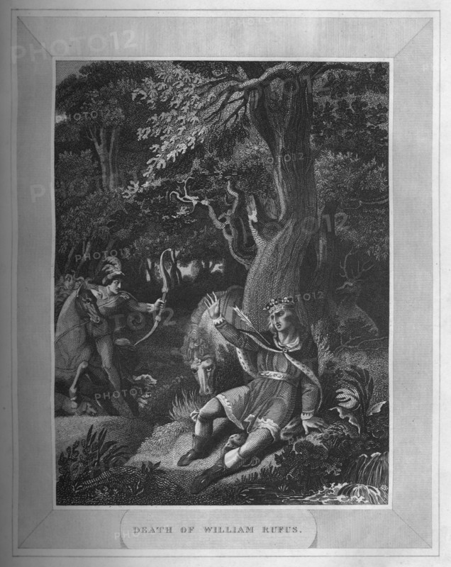 'Death of William Rufus', 1838. Artist: Unknown.
