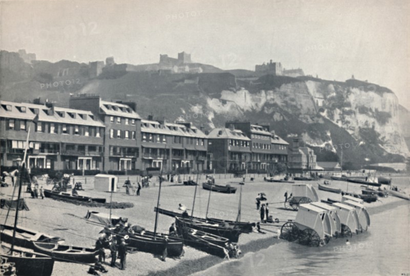 'Dover - The Parade, Showing Dover Castle', 1895. Artist: Unknown.