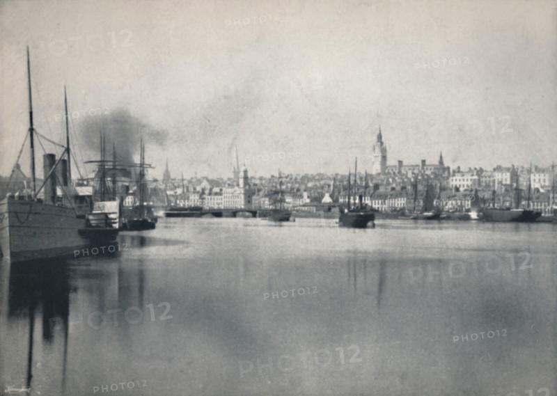 'Aberdeen - General View from the River', 1895. Artist: Unknown.