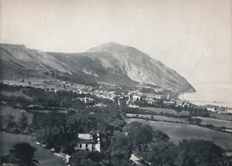 'Penmaenmawr - The Town, the Mountain and the Sea', 1895. Artist: Unknown.
