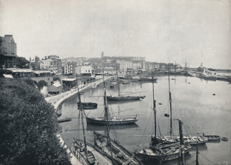 'Ramsgate - The Harbour', 1895. Artist: Unknown.