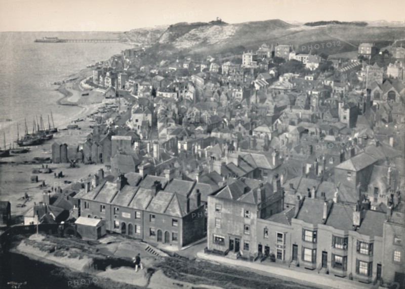 'Hastings - From the East Hill', 1895. Artist: Unknown.