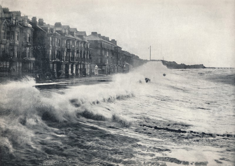 'Blackpool - A Rough Day', 1895. Artist: Unknown.