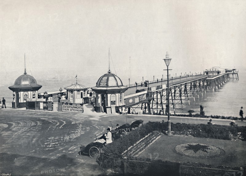 'Eastbourne - The Pier', 1895. Artist: Unknown.