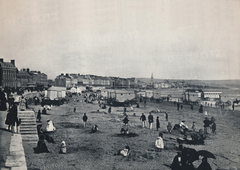 'Weymouth - General View of the Town and the Beach', 1895. Artist: Unknown.