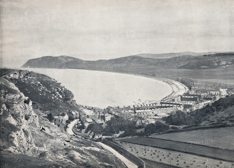 'Llandudno - Looking Down from the Mountain', 1895. Artist: Unknown.
