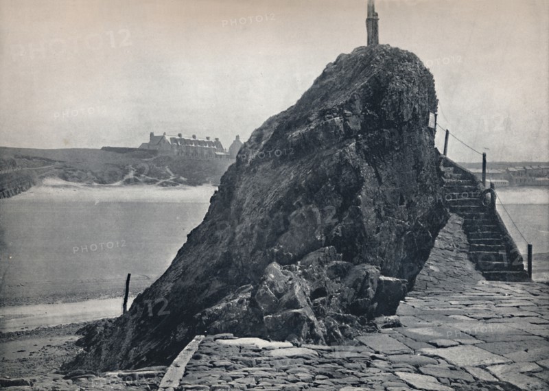 'Bude - The Chapel Rock', 1895. Artist: Unknown.