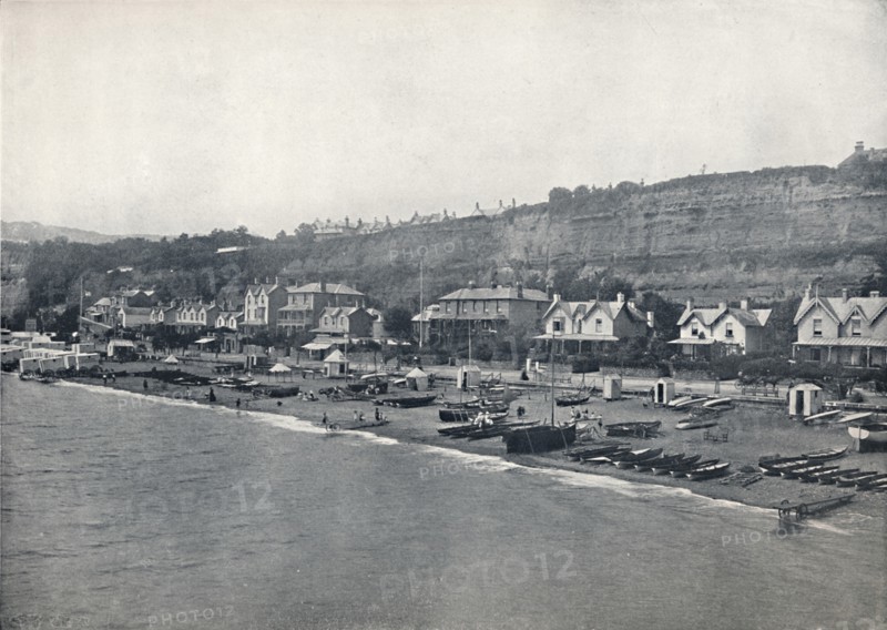 'Shanklin - View of the Beach and the Heights', 1895. Artist: Unknown.