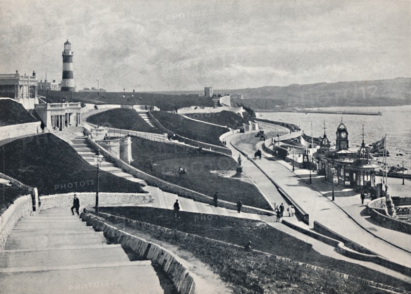 'Plymouth - The Hoe', 1895. Artist: Unknown.