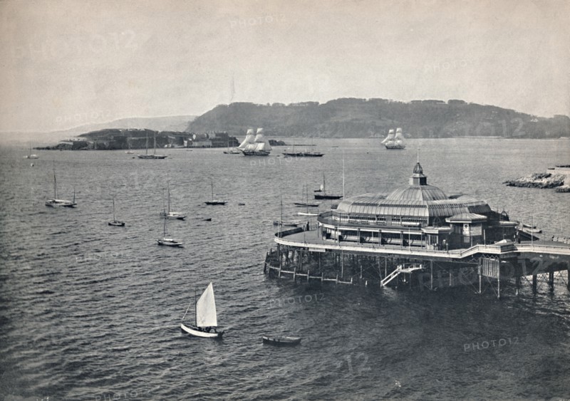 'Plymouth - The Pier', 1895. Artist: Unknown.