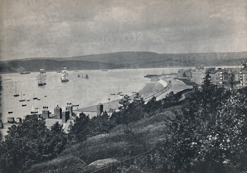 'Exmouth - View Showing the Beach and the Opposite Shore', 1895. Artist: Unknown.
