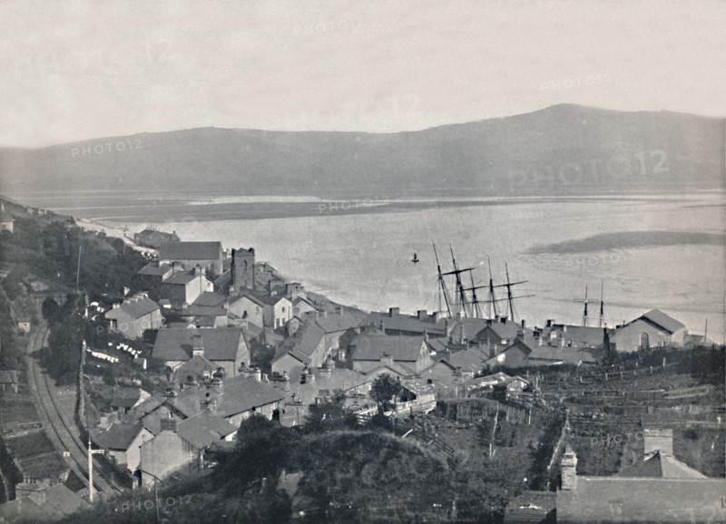 'Aberdovey - View of the Town and the Bay', 1895. Artist: Unknown.
