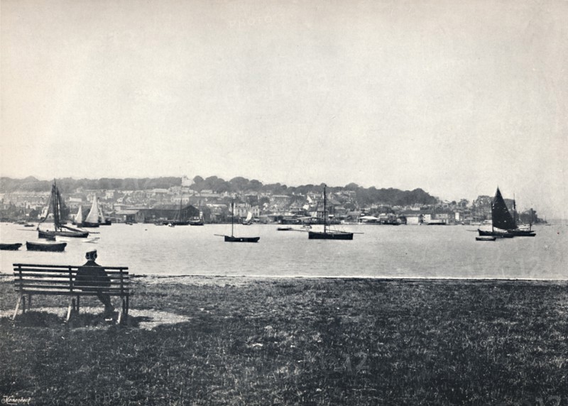 'West Cowes - View from East Cowes', 1895. Artist: Unknown.
