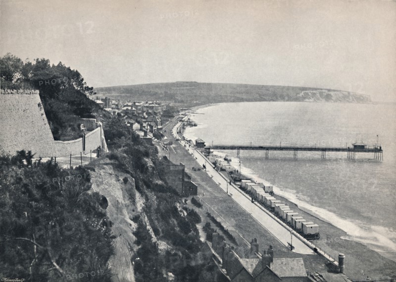 'Sandown - From the Cliffs', 1895. Artist: Unknown.