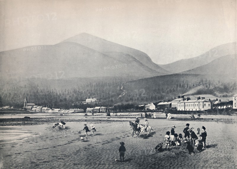 'Newcastle, Co. Down. - The Strand, with Slieve Donard', 1895. Artist: Unknown.