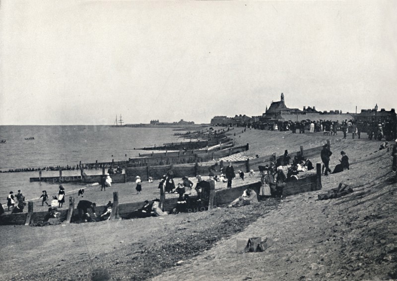 'Sheerness - The Promenade and Beach', 1895. Artist: Unknown.