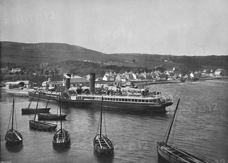 'Ardrishaig - The Steamer Columba at Ardrishaig Quay', 1895. Artist: Unknown.