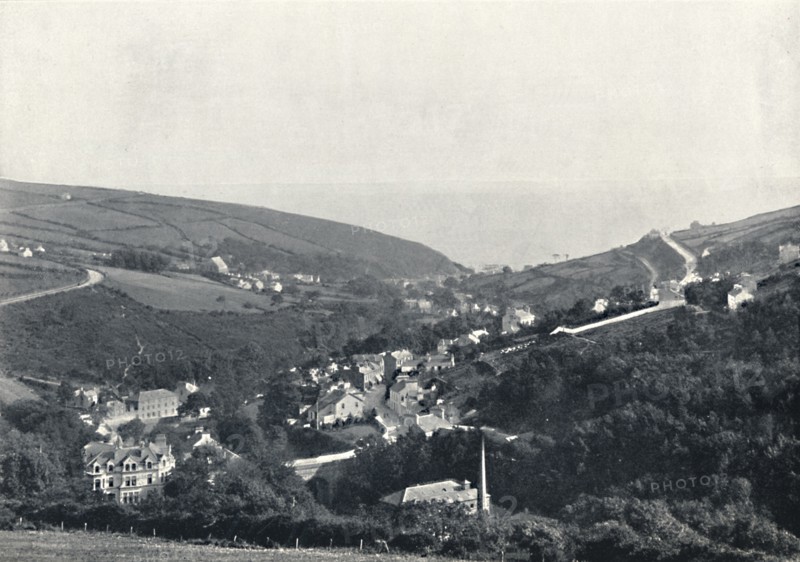 'Laxey - General View', 1895. Artist: Unknown.